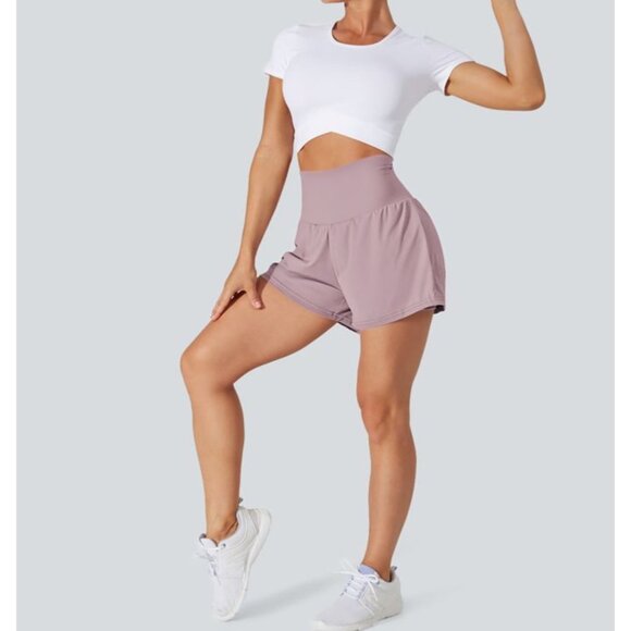 HALARA Women's Athletic Shorts in Mauve - Size XS - Picture 1 of 9